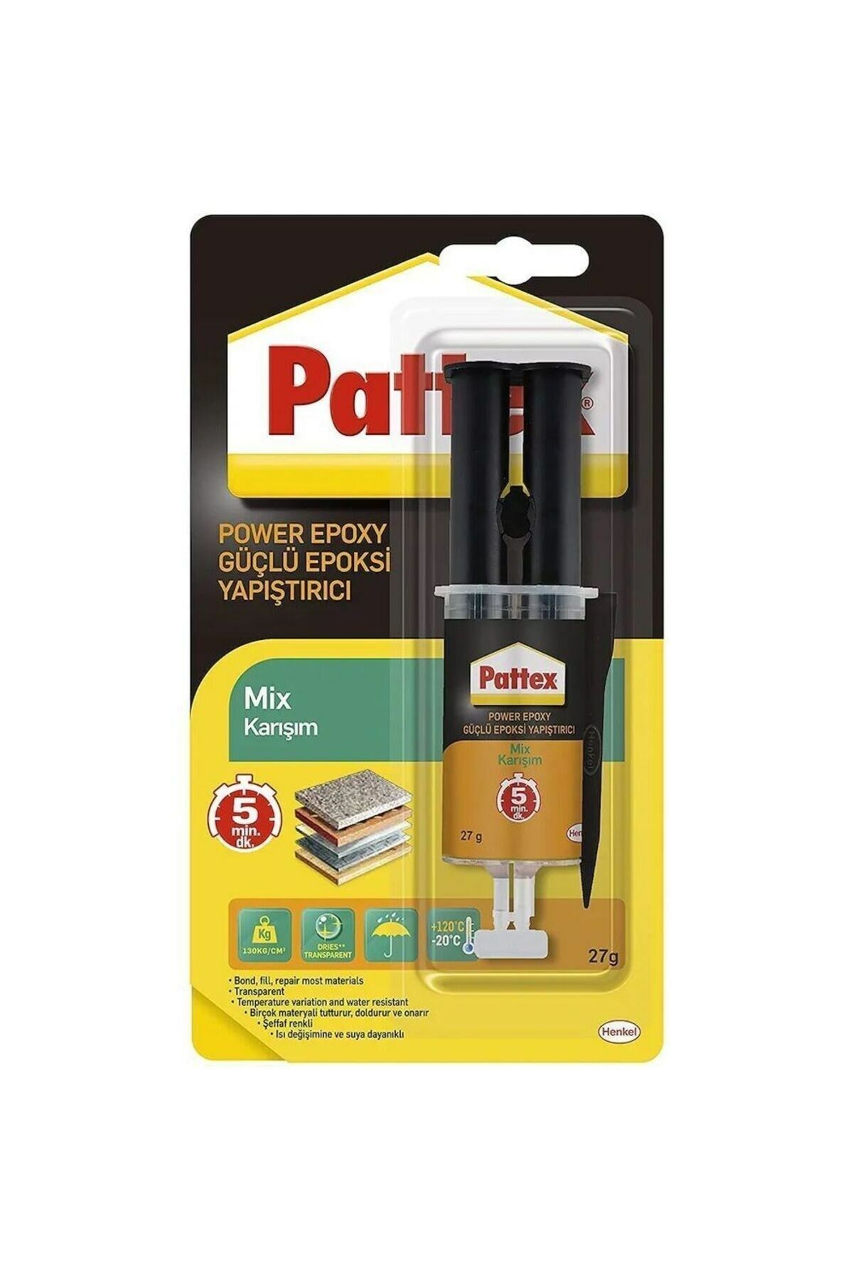 Pattex Epoxy Güçlü Epoksi Yapıştırıcı 27 G
