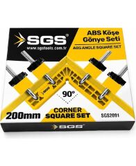 SGS2091 Köşe Gönye Seti 200MM