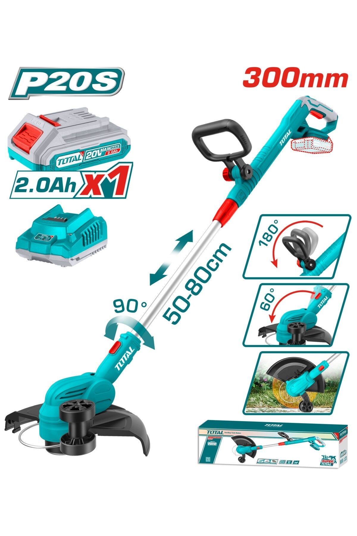 Total Akülü Tırpan Kenar Kesme Makinesi TGTLI203285