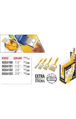SGS  Kestirme Fırça Profesyonel Plastik Sap No:3 ( SGS4102 ) 2.0''