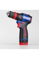 Exen EN 162 DS Kömürsüz Darbeli Akülü Matkap 16V 2Ah Li-ion Hızlı Şarj Led Işıklı Taşıma Çantalı