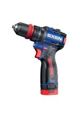 Exen EN 162 DS Kömürsüz Darbeli Akülü Matkap 16V 2Ah Li-ion Hızlı Şarj Led Işıklı Taşıma Çantalı