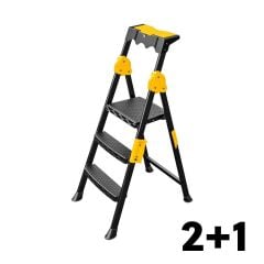 Sgs 2+1 Basamaklı Metal Merdiven (Prostep)