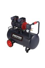 Proter 50lt 2hp 8 Bar  Yüksek Hızlı Yağsız Sessiz Hava Kompresörü