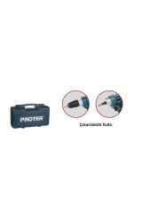 Proter Darbesiz Şarjlı Vidalama Pst 222 Plus 12 Volt 2.0 - 2.4 Ah 2 Yıl Tek akü Li-Ion Akülü Vidalam