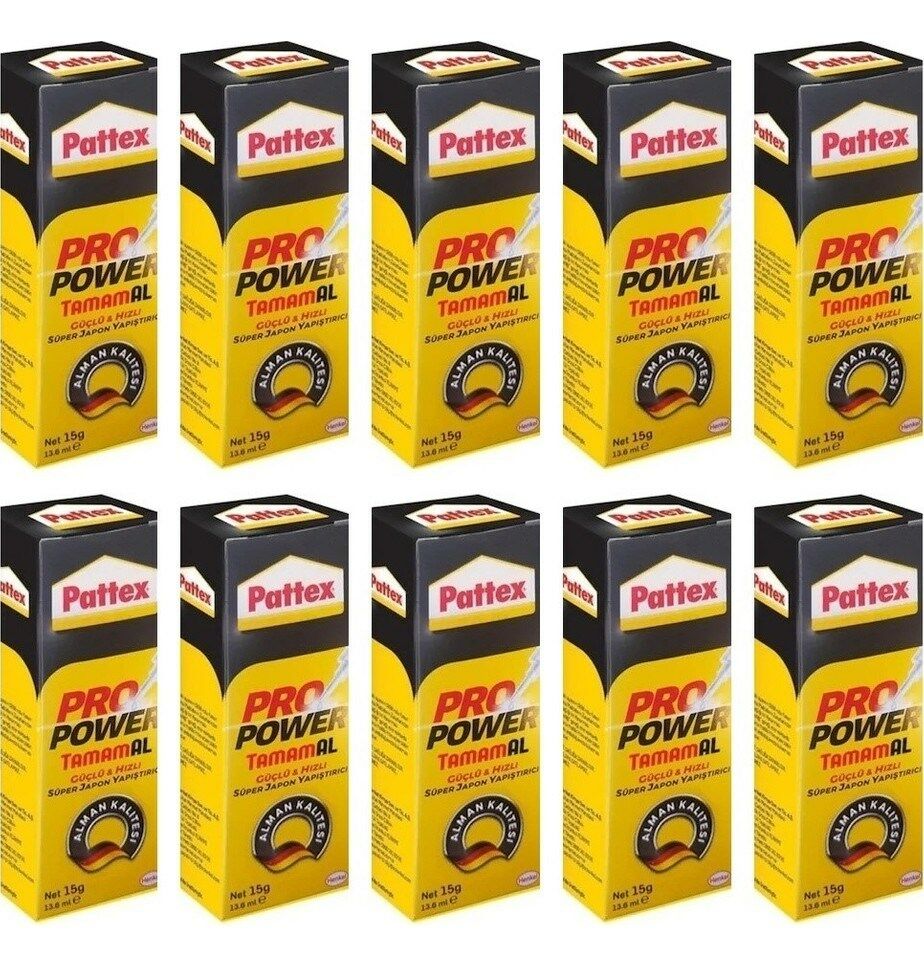 Pattex Pro Power Likit Japon Yapıştırıcı 15 gr 10 Adet