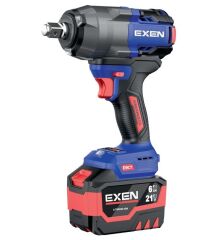 EXEN EN 286 SM - 21V 6Ah 1/2''Soket 1000 N.m Kömürsüz Şarjlı Somun Sökme