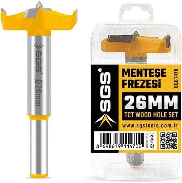 SGS Ahşap Menteşe Frezesi 26 mm SGS1470