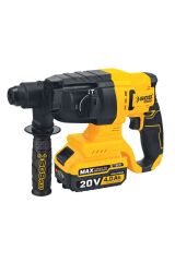 SGS 5520 - 20 Volt 4 Amper Çift Akü SDS Plus Akülü Darbeli Kırıcı Delici Seti 1.8 Joules