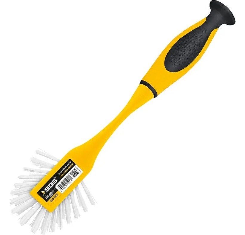 SGS4201 Vantuzlu Oval Mutfak Lavabo Bulaşık Tencere Fırçası