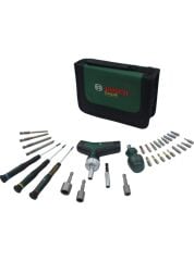 Bosch 31 Parça T Saplı Bits Uyumlu Cırcırlı ve Klemens Tornavida Seti 1600A039HX
