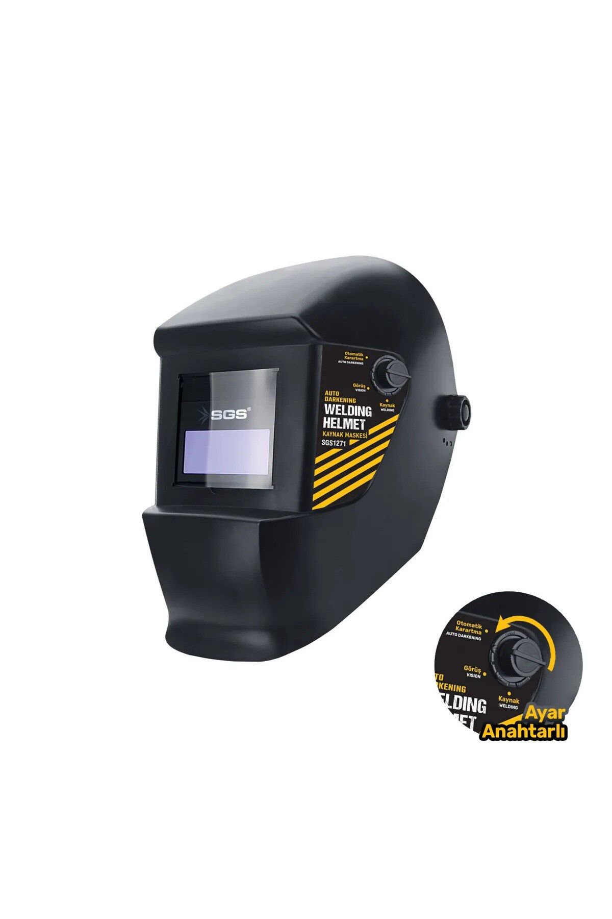 SGS1271 COLORMATİK AYARLI BAŞ KAYNAK MASKESİ OTOMATİK KARARAN