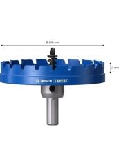 Bosch Expert 110 mm Elmaslı Inox Panç Adaptörlü 2608901450