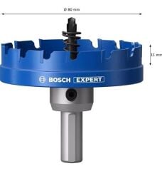 Bosch Expert 80 mm Elmaslı Inox Panç Adaptörlü 2608901445