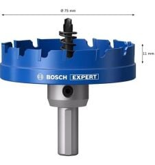 Bosch Expert 75 mm Elmaslı Inox Panç Adaptörlü 2608901444