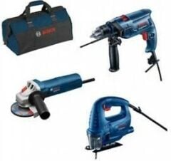 Bosch 3Lu Set Gsb 550+Gws 750+Gst 700+Toolbag+Carton - 0615990M3l