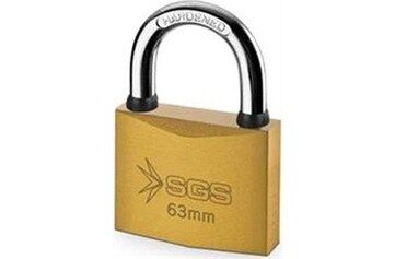 SGS1345 Sarı Boyalı Asma Kilit 63Mm  (1 Adet)