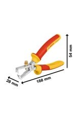 Bosch İzole Sıyırma Pensleri VDE Wire Stripper 160mm - 1600A02NE7