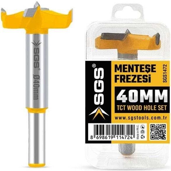 SGS1472 Ahşap Menteşe Frezesi 40 mm