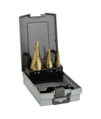 Bosch HSS-TiN 3'lü Pro-box 4-12.4-20.6-30 mm Kademeli Delme Ucu Seti - 2608587432