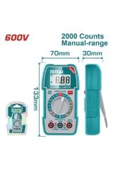 TOTAL TMT5360011 DİJİTAL MULTİMETRE 600V