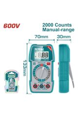 TOTAL TMT5360011 DİJİTAL MULTİMETRE 600V